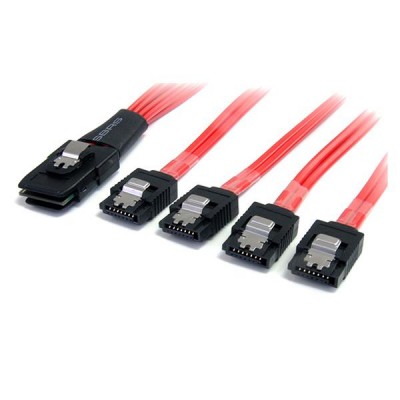 Cable SAS StarTech.com SAS8087S450, SATA, Macho/Macho, Negro