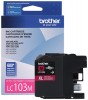 Cartucho BROTHER LC103M, Magenta, Inyección de tinta