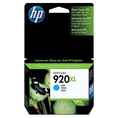 Cartucho HP Num 920XL, Cian CD972AL