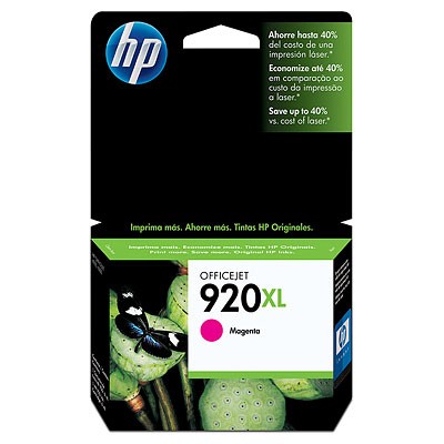 Cartucho HP Num 920XL, Magenta CD973AL