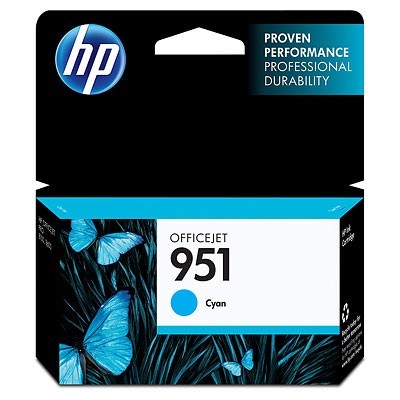 Cartucho HP 951, CN050AL, Cian, HP