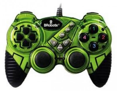 Control para Video Juego BROBOTIX 751899V, Gamepad, PC, Analógico/Digital, 10 botones, Alámbrico