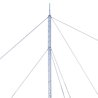 Kit de Torre Arriostrada de Techo de 18 m con Tramo STZ30 Galvanizado Electrolítico
