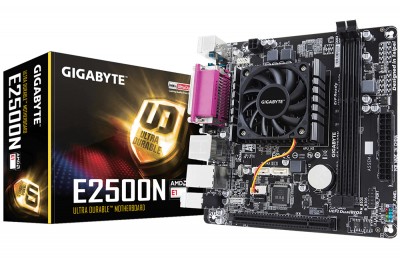 Motherboard Mini-ITX GIGABYTE GIGABYTE GA-E2500N, DDR3, 32 GB, AMD, Mini iTX