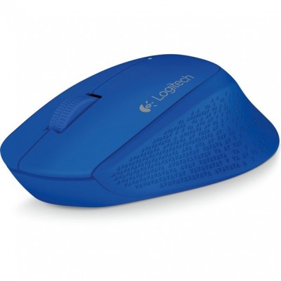 Mouse LOGITECH M280, Azul, 3 botones, USB, Óptico, 1000 DPI