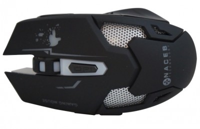 Mouse Naceb Technology NA-615, Juego, Negro