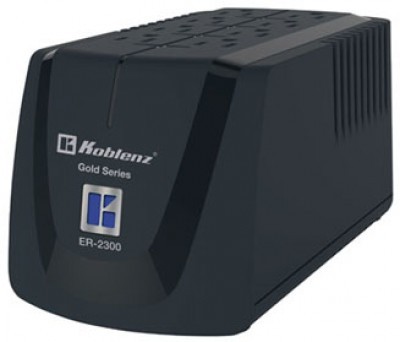 Regulador KOBLENZ ER-2300, Negro, Oficina, 2300 VA, 1000 W 00-1589-1 Modelo ER-2300
