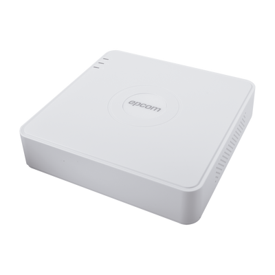 DVR 1080p Lite Pentahibrido / 4 Canales TURBOHD + 1 Canal IP / 1 Bahía de Disco Duro / H.264+ / 1 Canal de Audio / Salida Full HD
