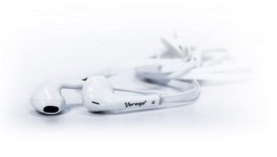 Audífono VORAGO EP-201, Audífonos, Color blanco, Alámbrico (AU-365873-2)