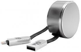Cable USB Blackpcs CAGMLPR-3, USB, Lightning Retractil Blackpcs