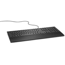 Teclado DELL KB216 (Inglés), USB, Negro, PC/server, Alámbrico