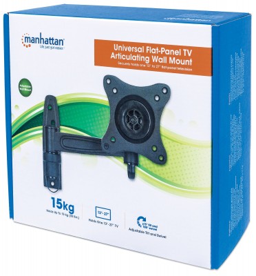Soporte para TV MANHATTAN 423700, 15 kg, Aluminio, 13&quot;, 27&quot;, Universal 423700