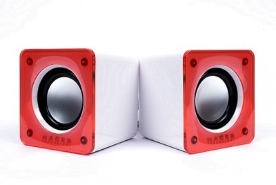 Bocina Naceb Technology, Rojo, 3,5 mm
