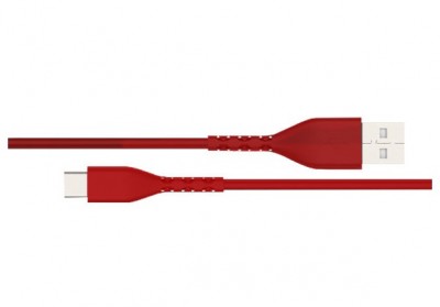 Cable USB Tipo C Naceb Technology NA-0101R, USB C, 1 m, Rojo (NA-0101R